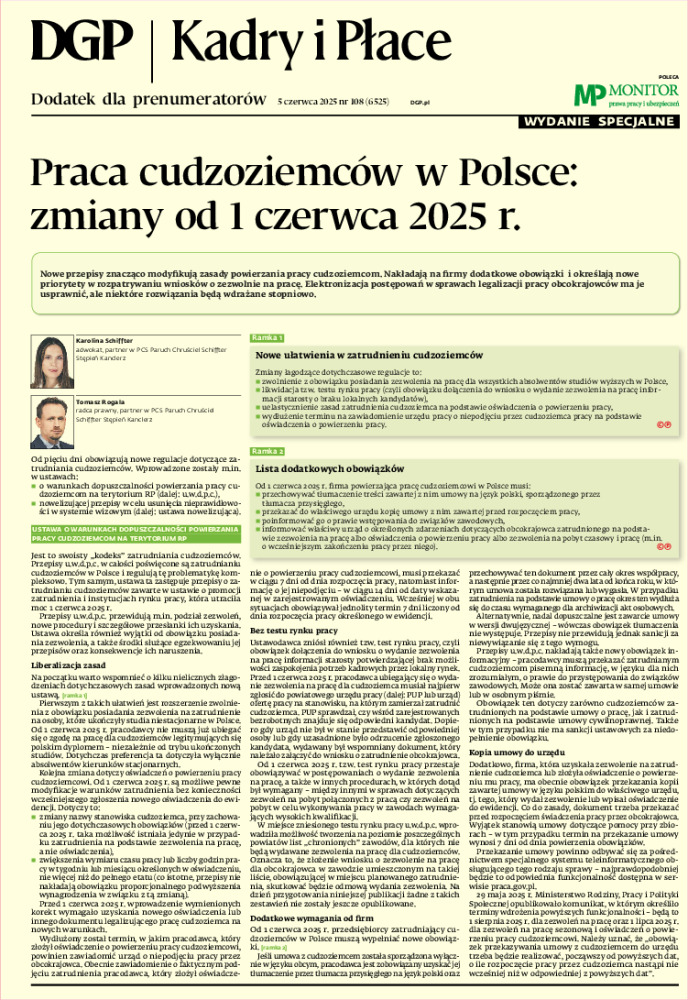 Kadry i Płace - wydanie specjalne