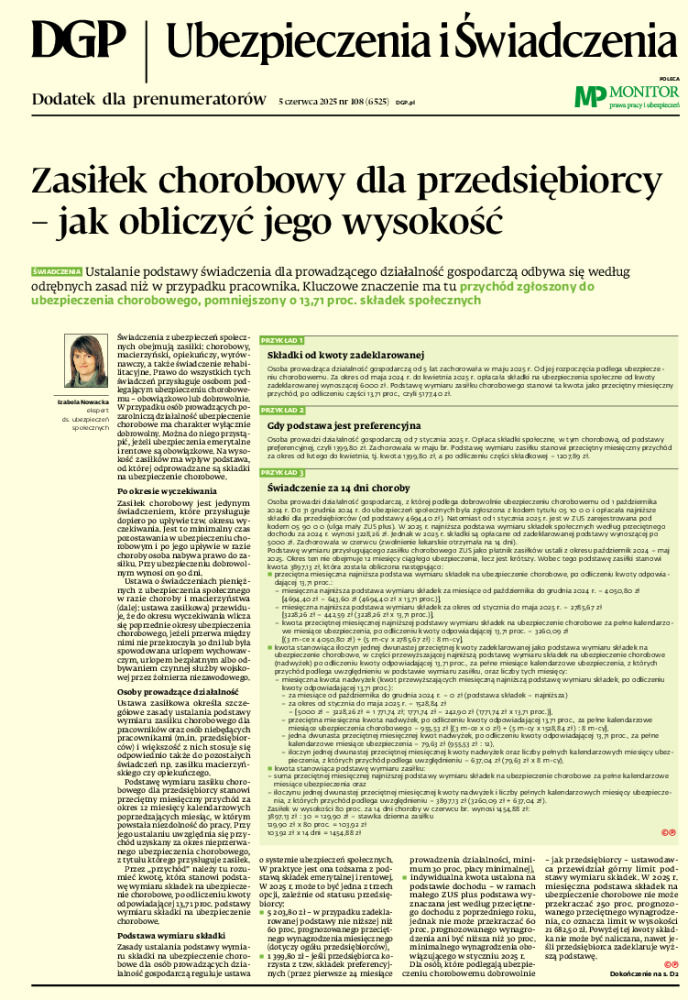 Ubezpieczenia i Świadczenia