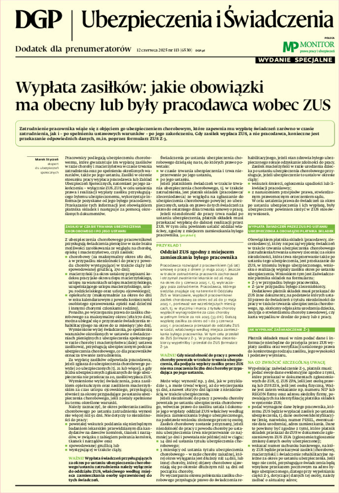 Ubezpieczenia i Świadczenia - wydanie specjalne