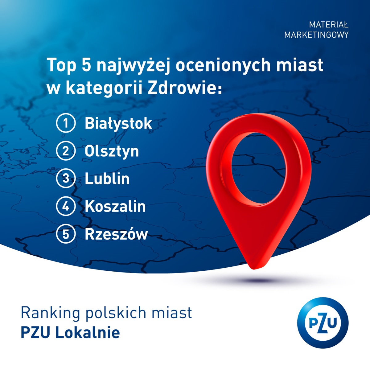 Warszawa, Lublin i Olsztyn na czele rankingu polskich miast PZU Lokalnie