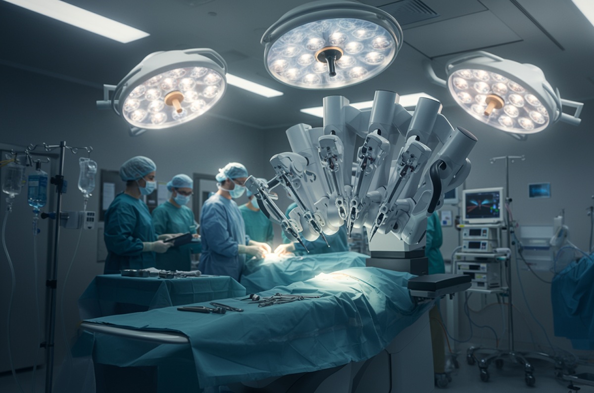 Chirurg usuwa raka prostaty będąc 7000 km od pacjenta