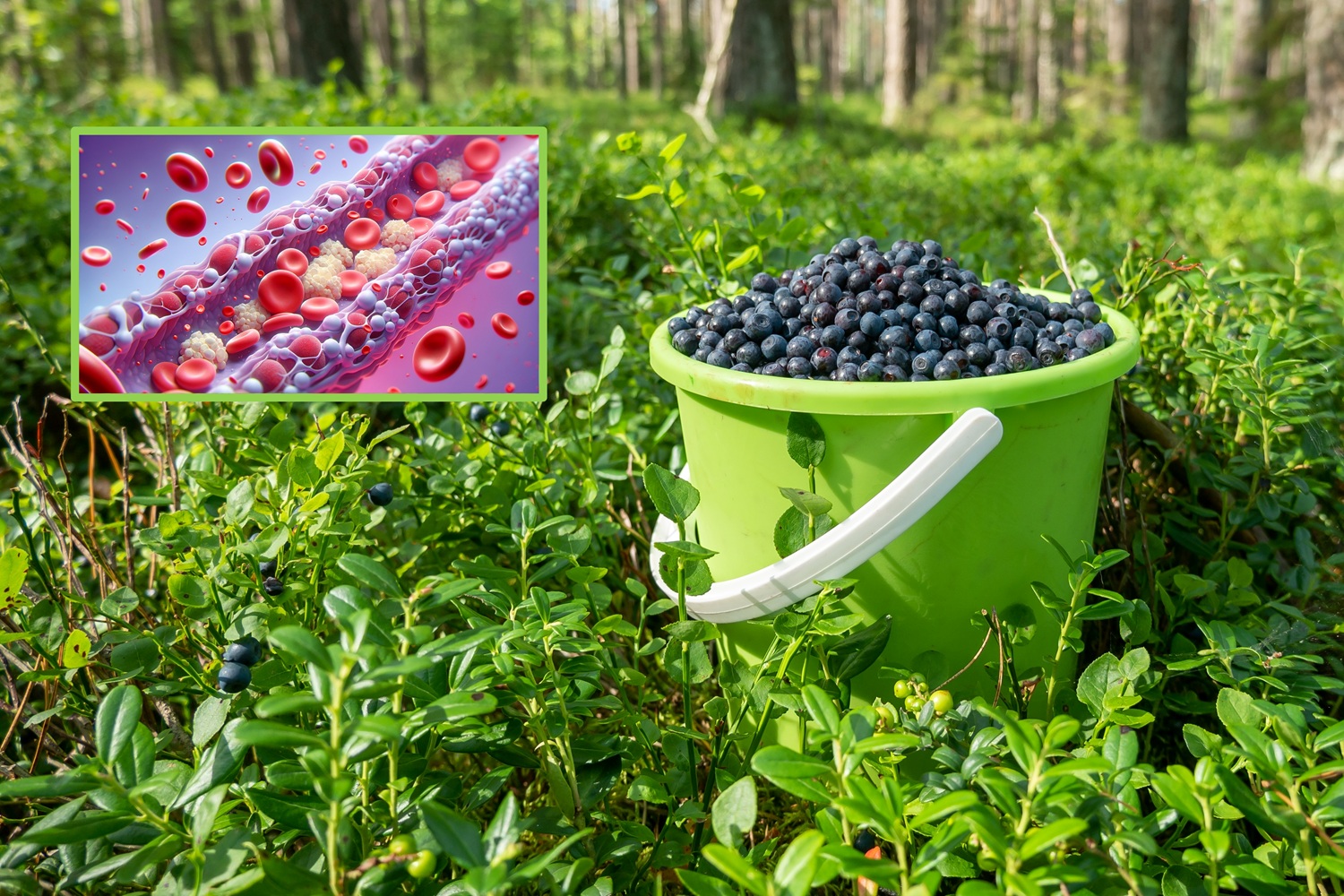 Borówka czarna, inaczej jagoda, pomaga w walce z cholesterolem