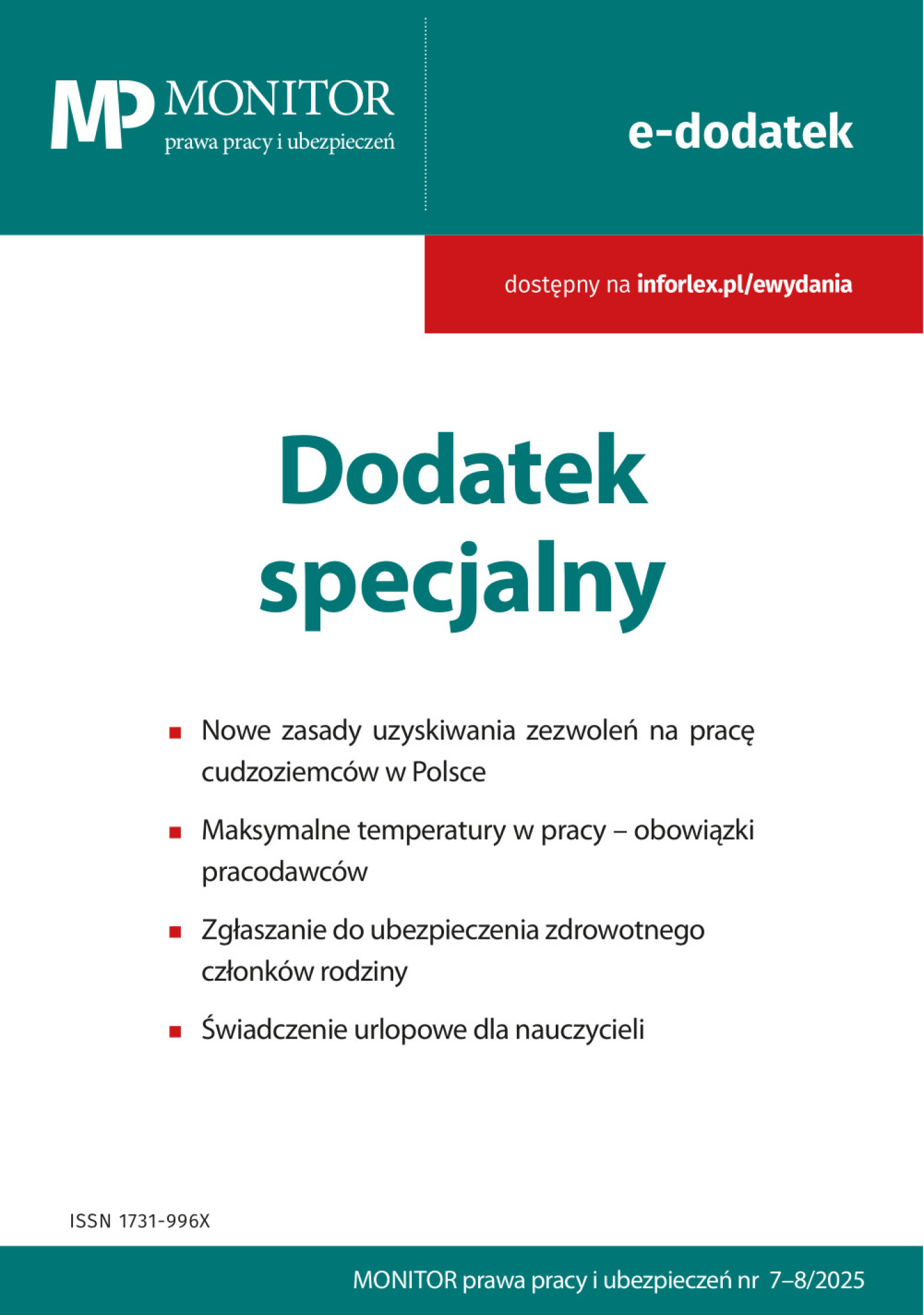 Monitor Prawa Pracy i Ubezpieczeń