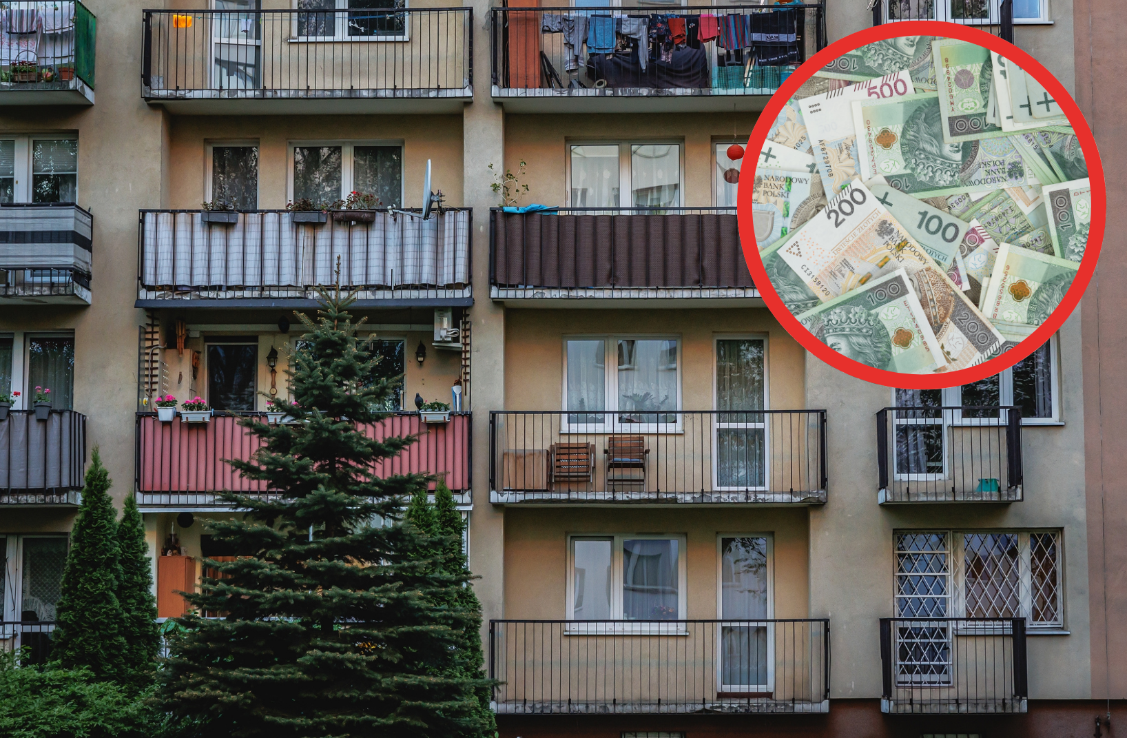 Ci, którzy mają mieszkania z balkonem będą za to słono płacić. I nie ma żadnej litości