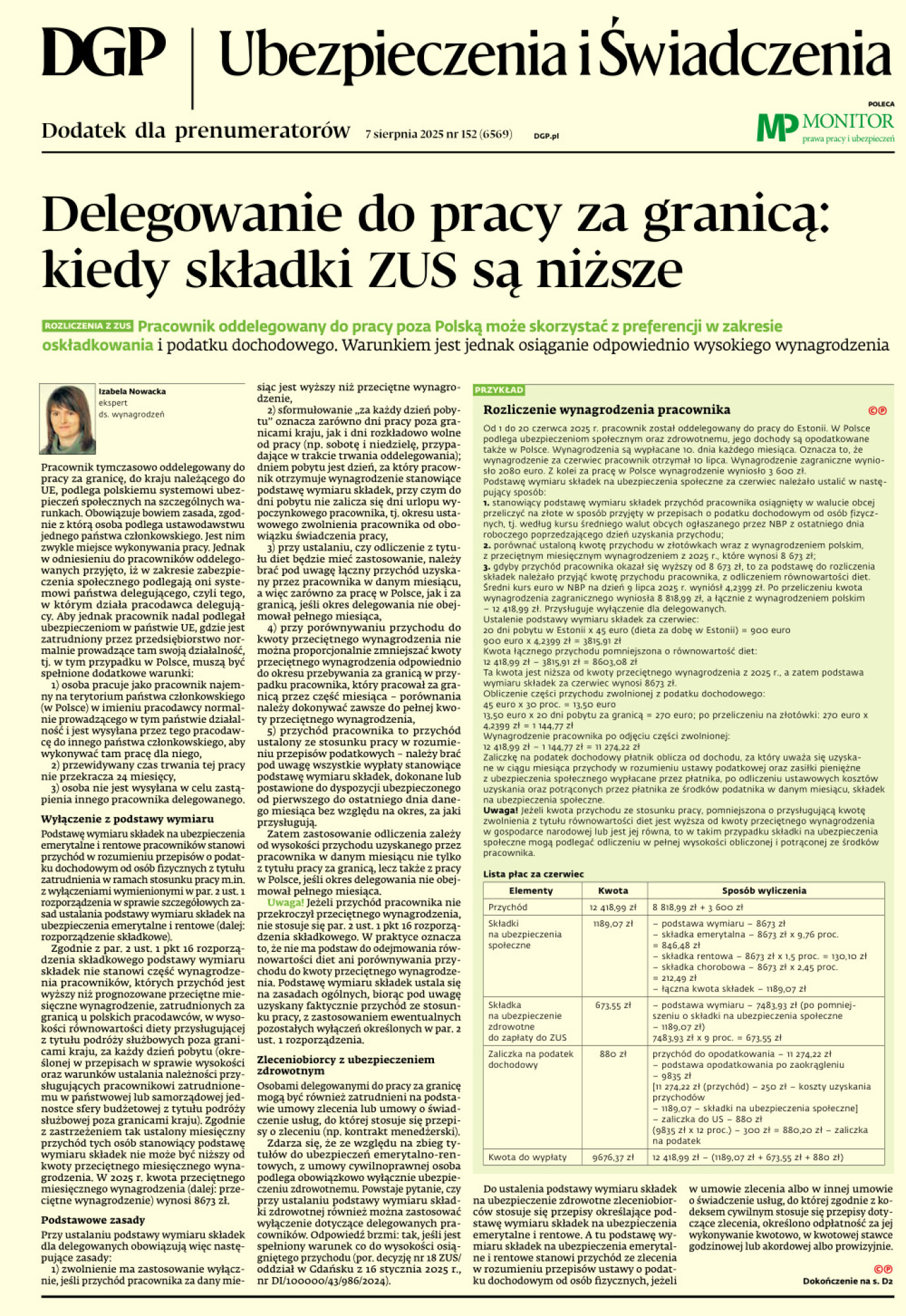 Ubezpieczenia i Świadczenia