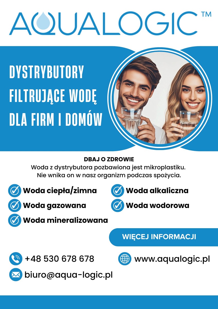 Lider innowacyjnych systemów filtracyjnych wody pitnej. AQUALOGIC – EKO INNOWATOR 2025
