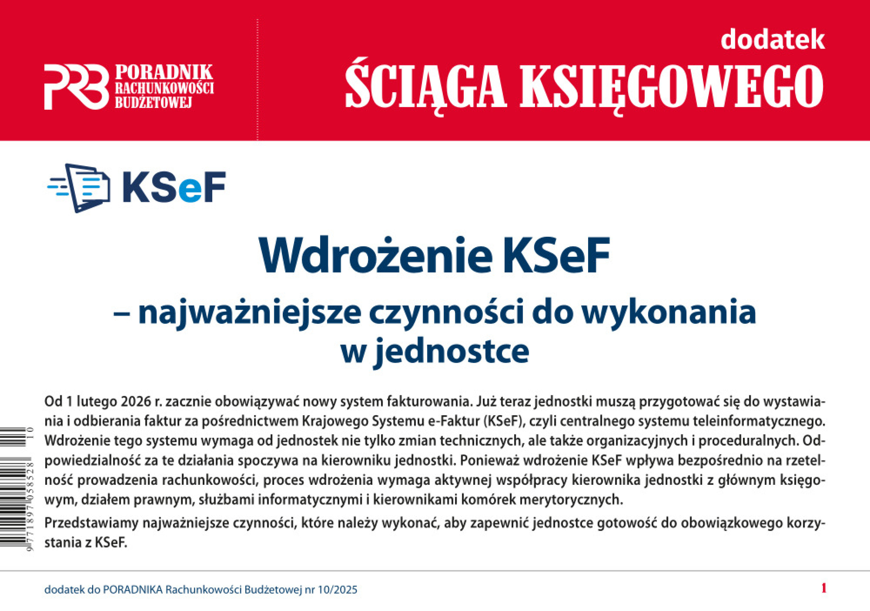 Poradnik Rachunkowości Budżetowej