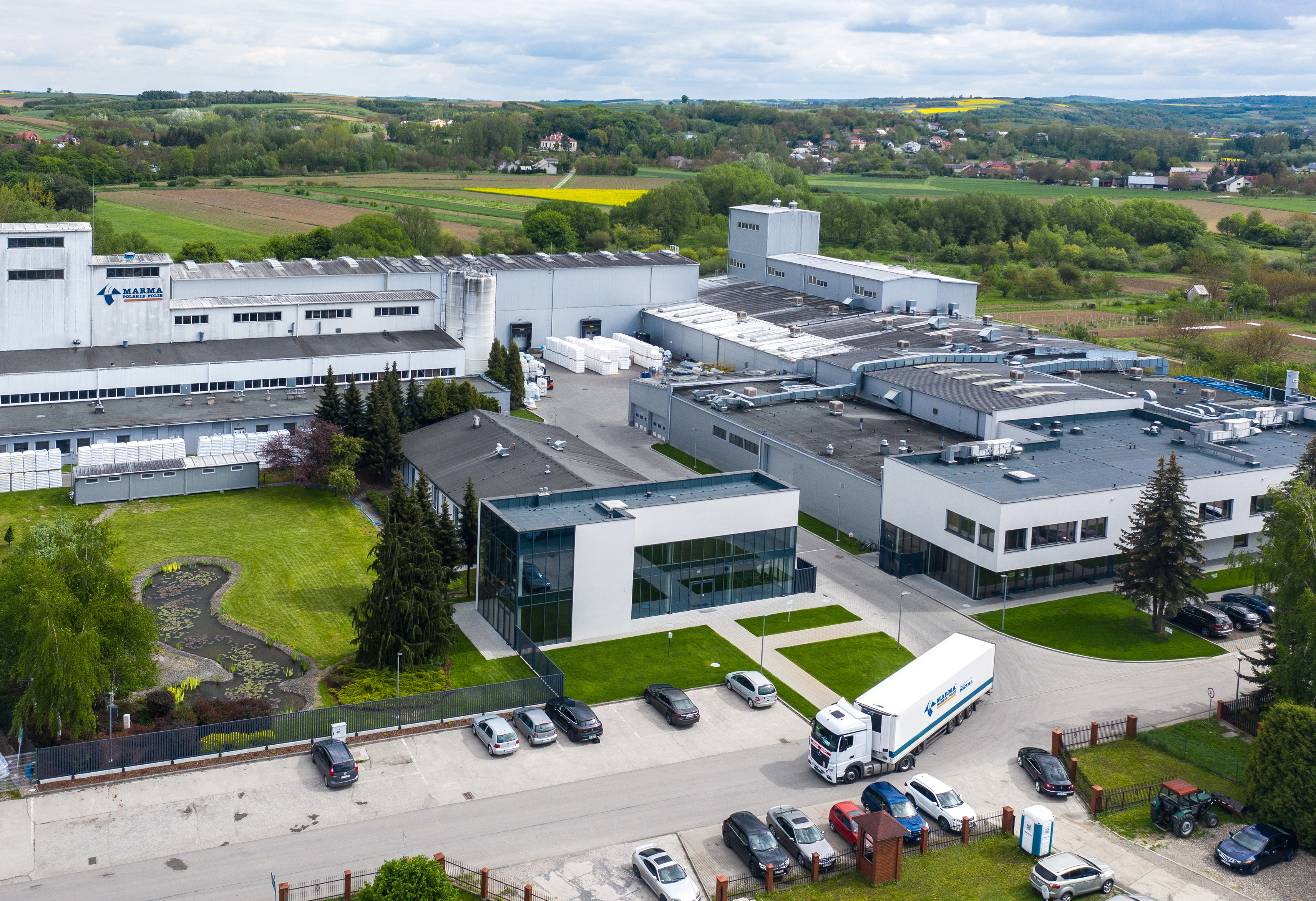 marma, folie, producent