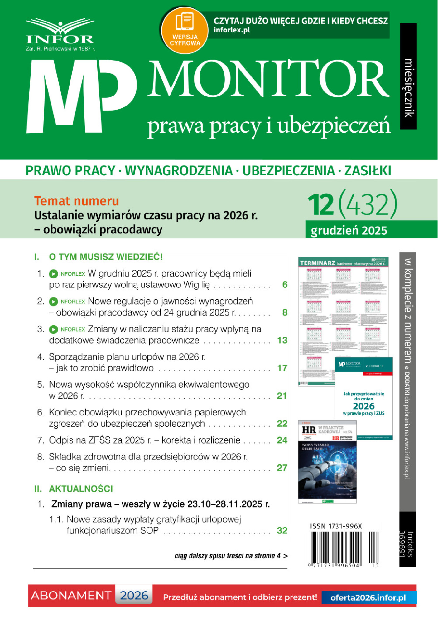 Monitor Prawa Pracy i Ubezpieczeń