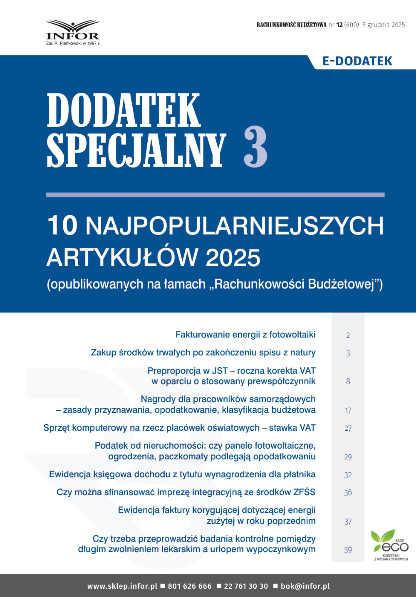 Dodatek specjalny 3