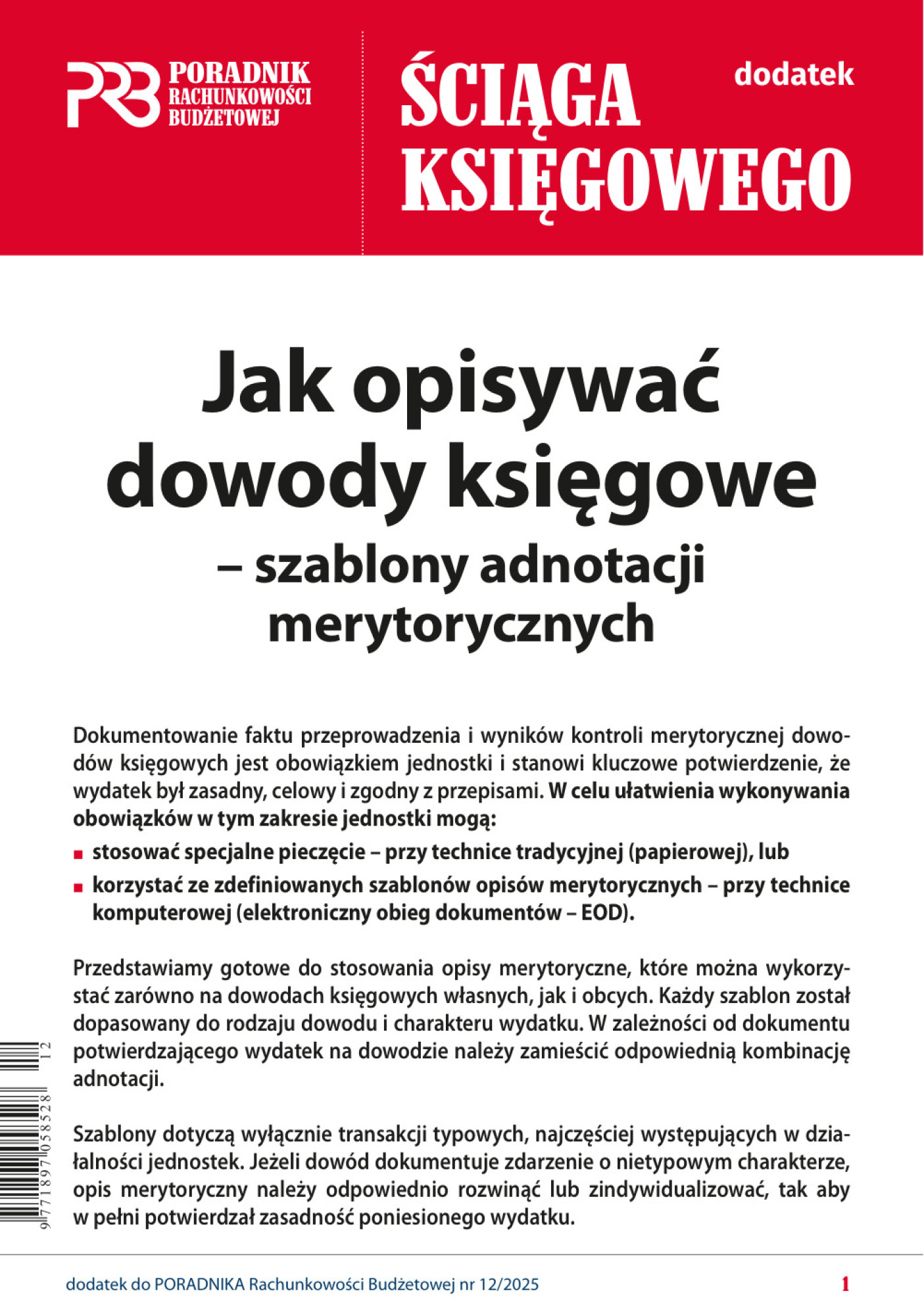 Poradnik Rachunkowości Budżetowej