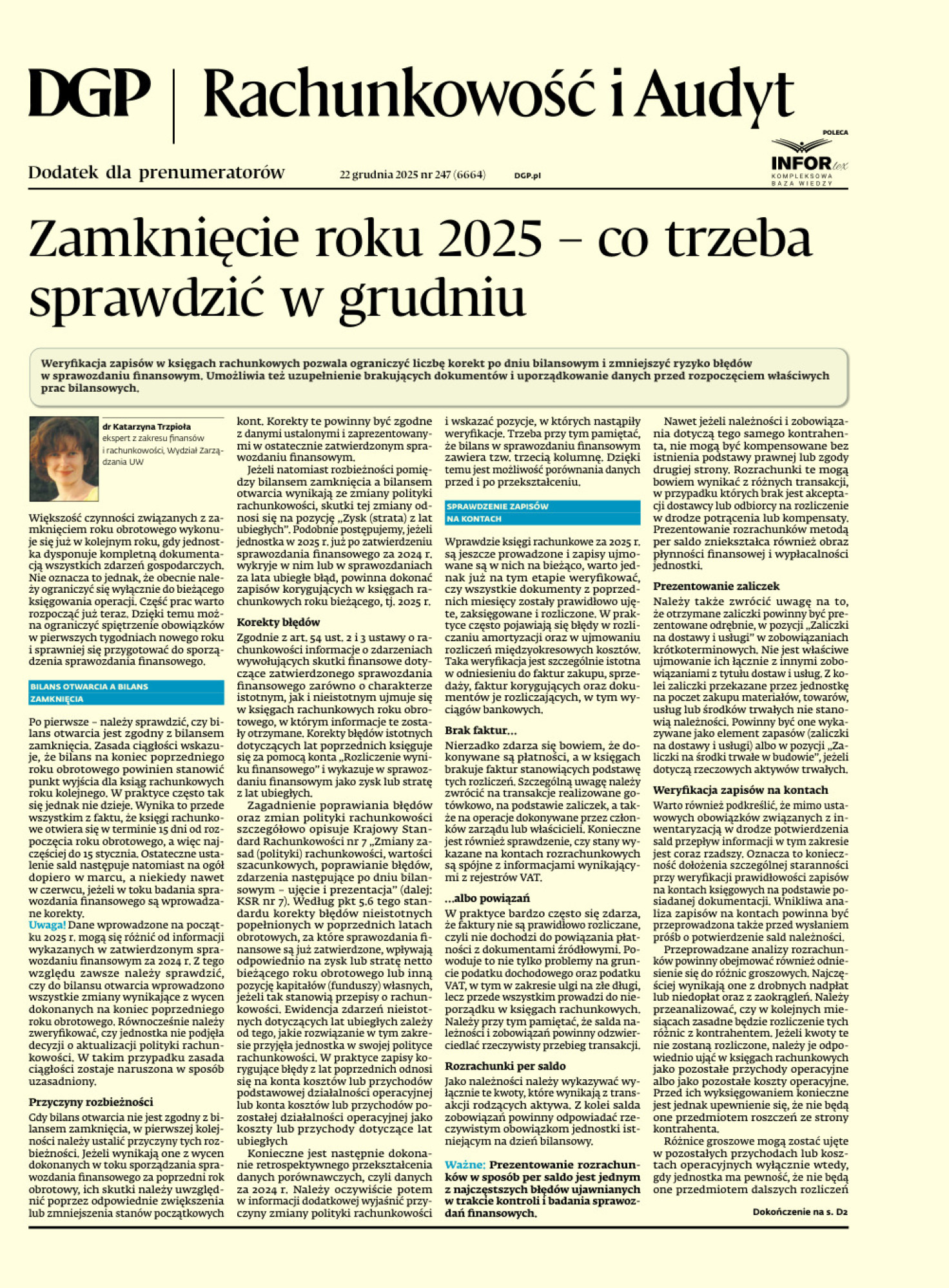 Rachunkowość i Audyt