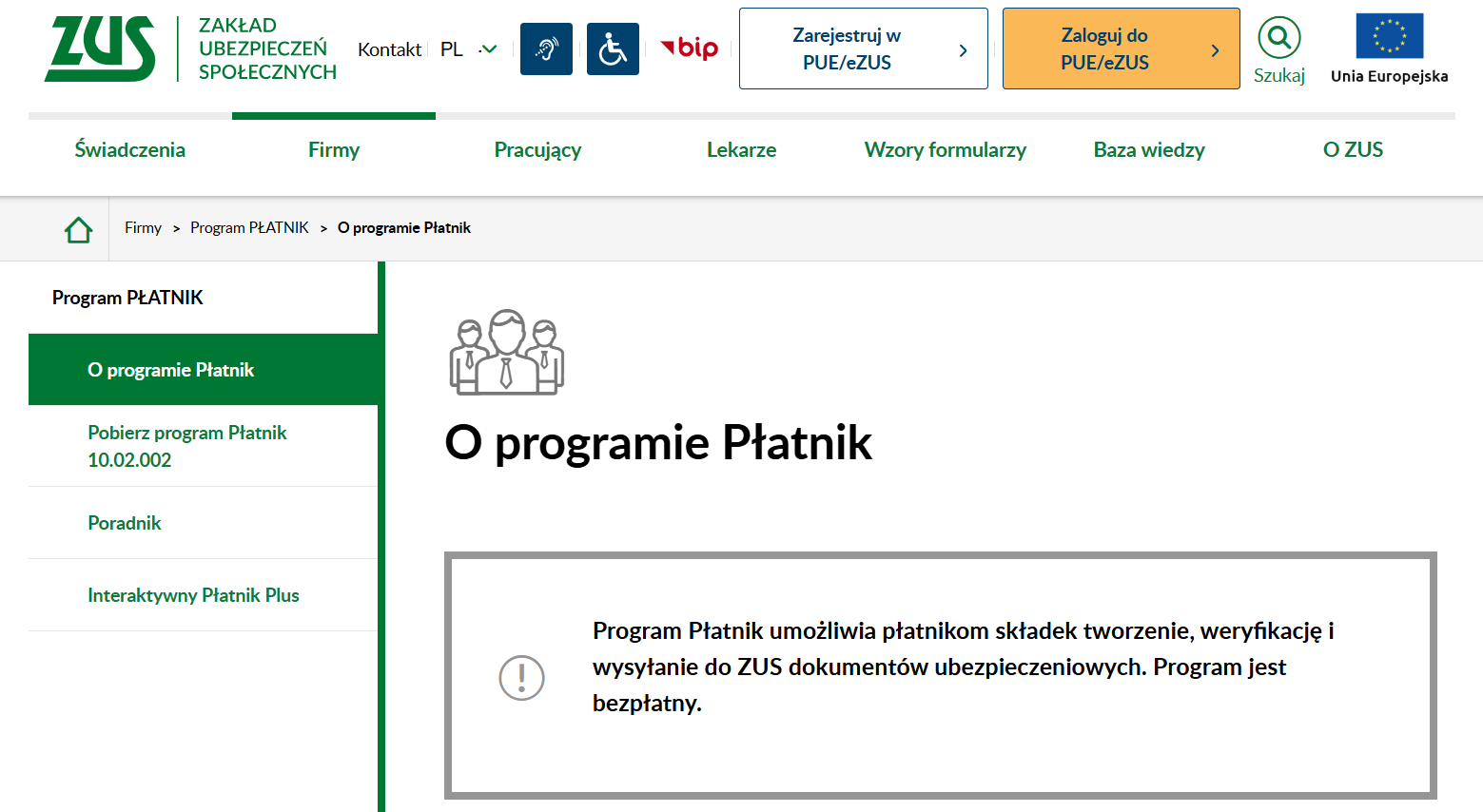 Komunikat ZUS: od 26 stycznia 2026 r. konieczny nowy certyfikat w programie Płatnik. Jest opcja automatycznego pobrania nowego certyfikatu