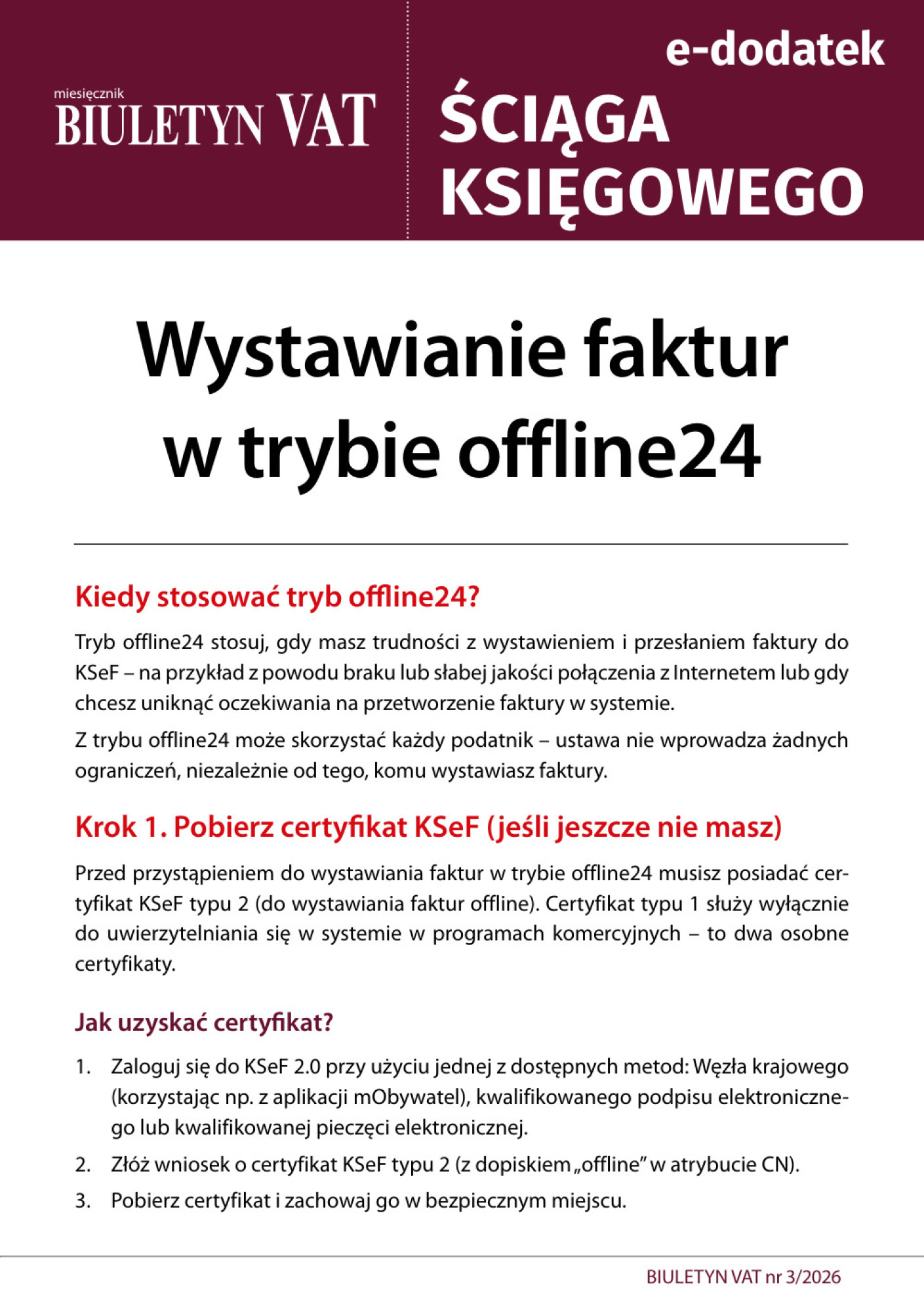 Biuletyn VAT