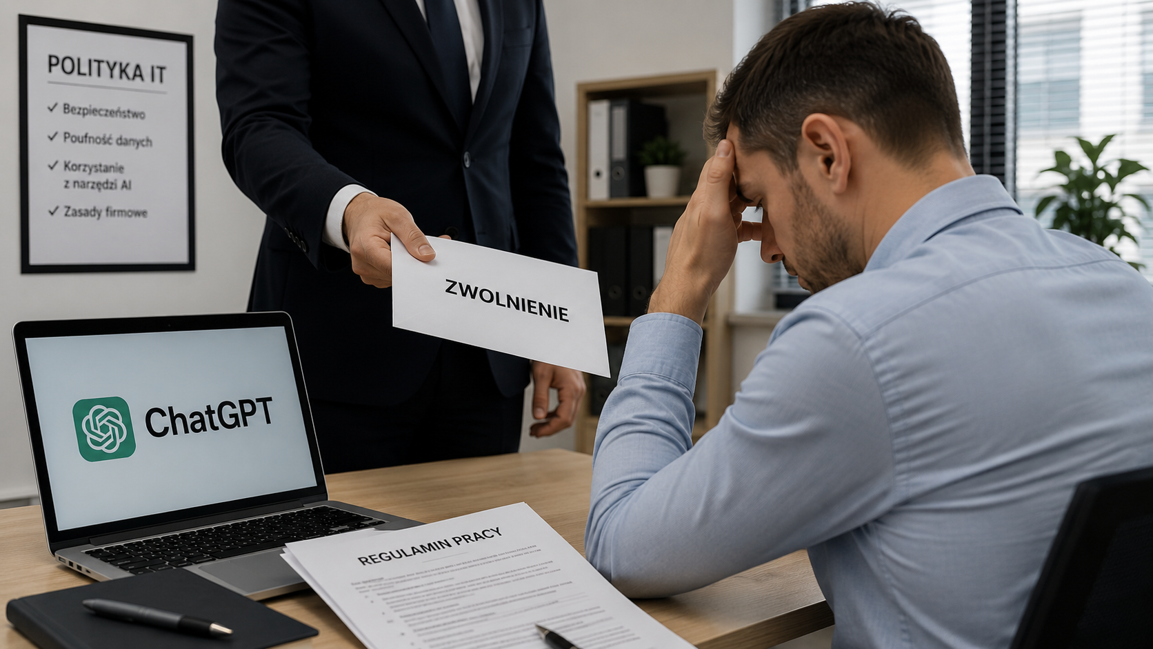 ChatGPT w pracy może kosztować etat. Prawnicy wskazują granice