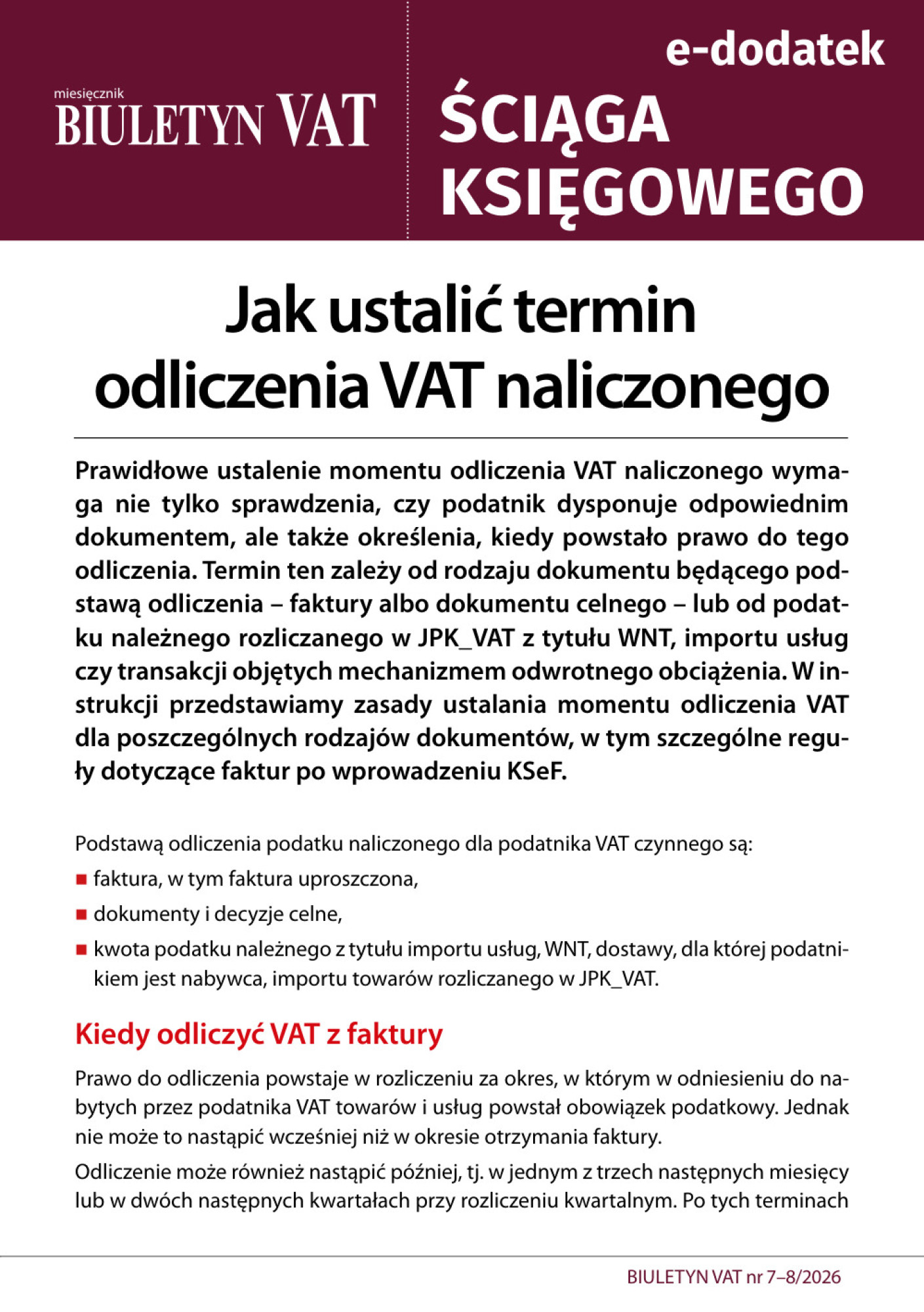 Biuletyn VAT