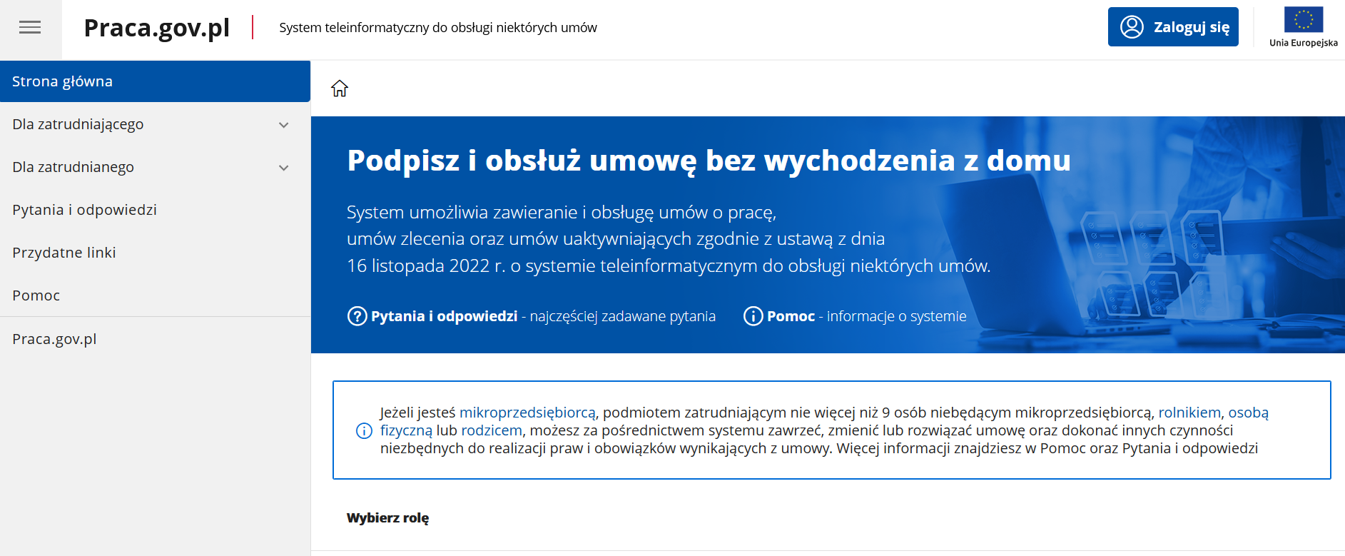 Jak zawrzeć umowę o pracę lub umowę zlecenia online w rządowym Systemie eUmowy. Gotowe wzory i kreatory umów, aneksów, wypowiedzeń