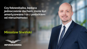 Czy fotowoltaika, będąca jednocześnie dachem, może być amortyzowana i co z podatkiem od nieruchomości