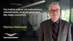 Czy można pobrać od cudzoziemca oświadczenie, że język polski jest dla niego zrozumiały
